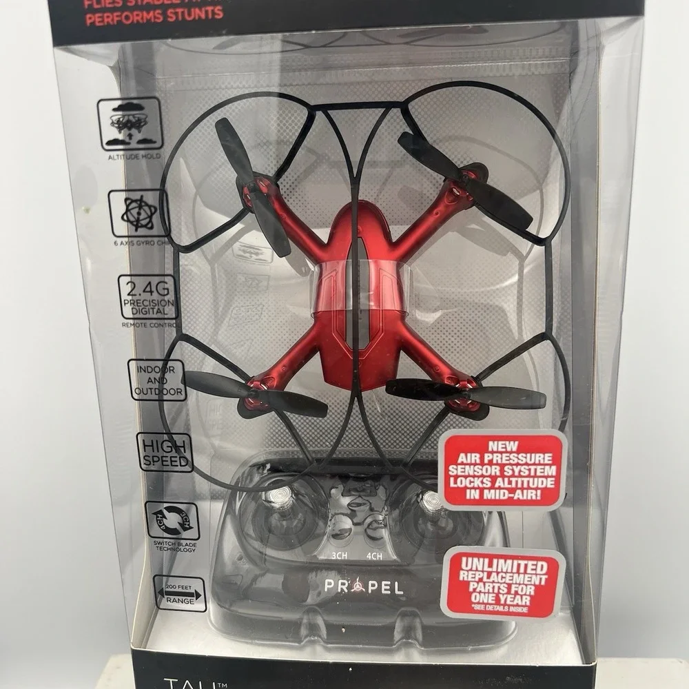PROPEL TAU Palm Sized Performance‎ DRONE Red NEW In BOX